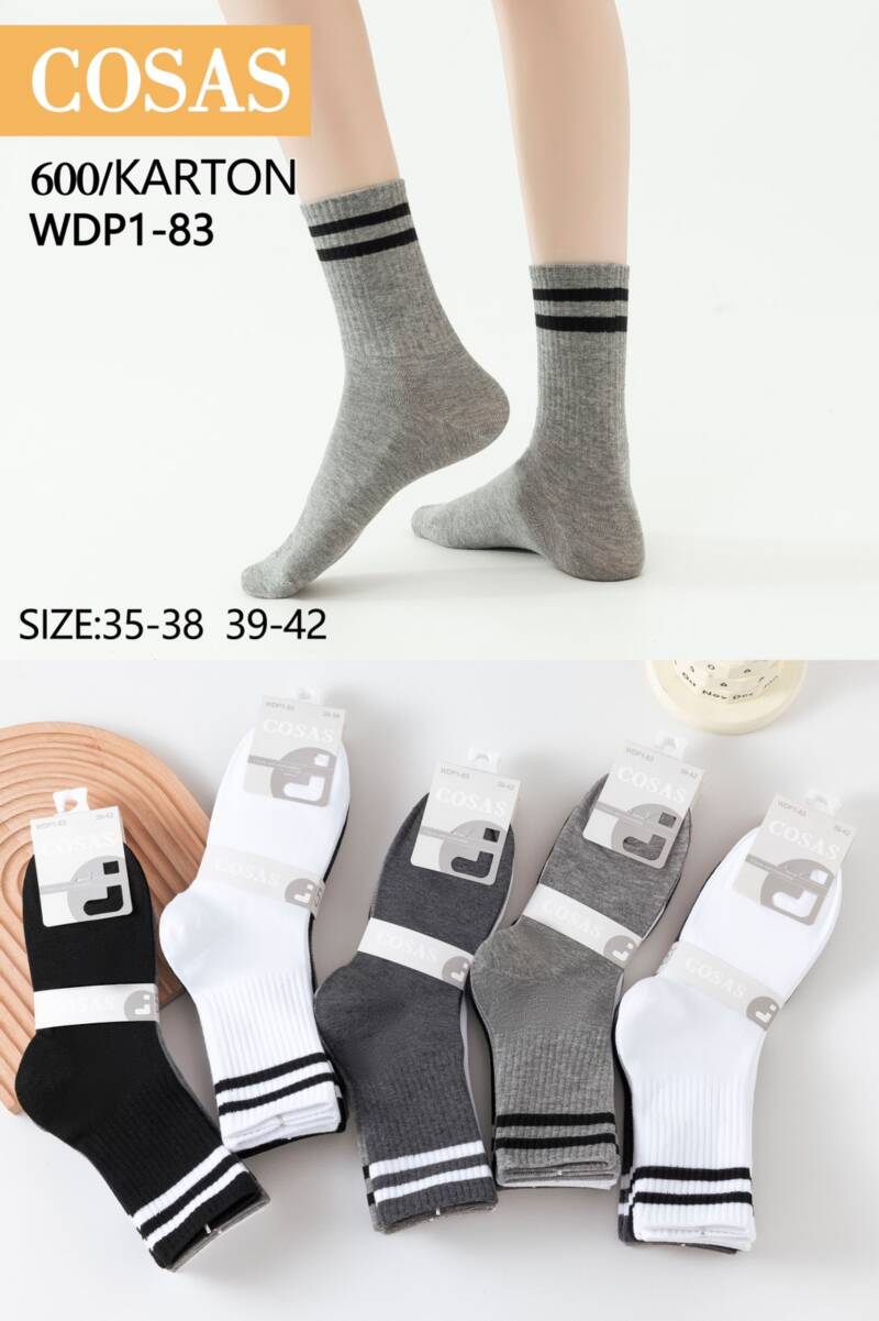 Skarpety damskie Roz 35-42, Mix kolor Paczka 40 szt